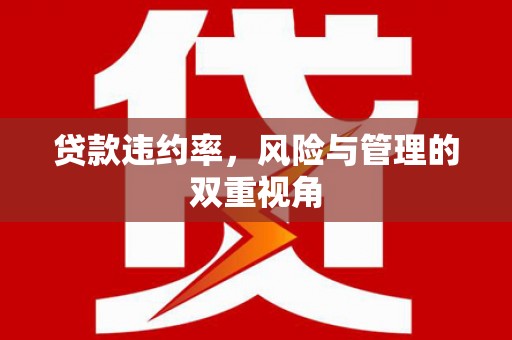 八德贷款违约率，风险与管理的双重视角