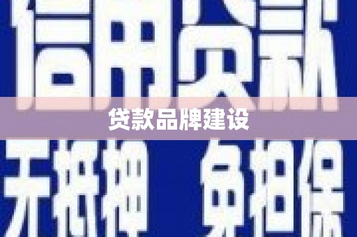 八德贷款品牌建设
