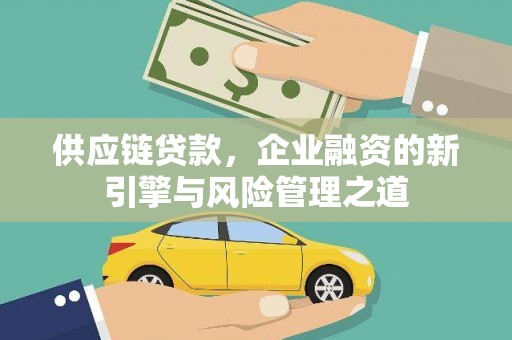 八德供应链贷款，企业融资的新引擎与风险管理之道