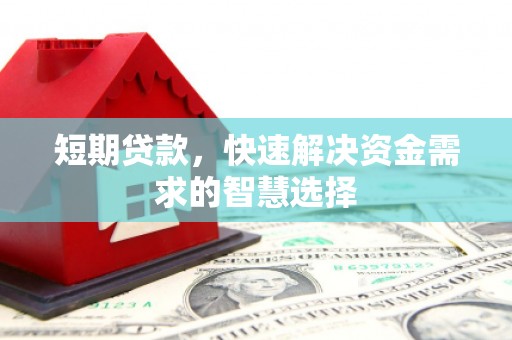 八德短期贷款，快速解决资金需求的智慧选择