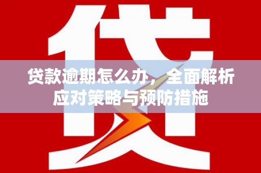 八德贷款逾期怎么办，全面解析应对策略与预防措施