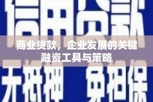 八德商业贷款，企业发展的关键融资工具与策略