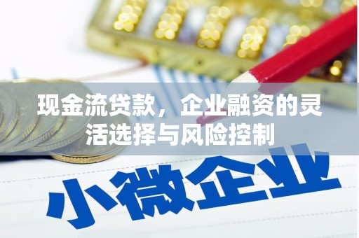 八德现金流贷款，企业融资的灵活选择与风险控制