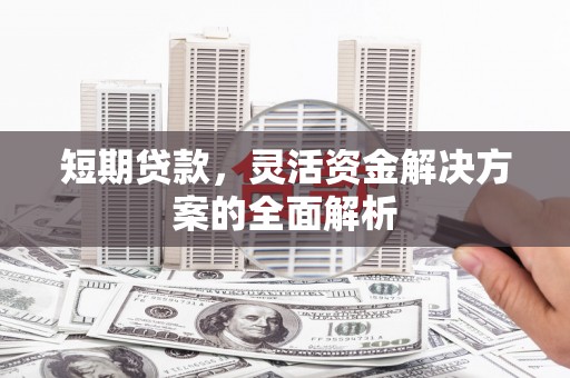 八德短期贷款，灵活资金解决方案的全面解析
