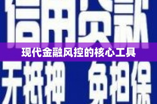 八德现代金融风控的核心工具