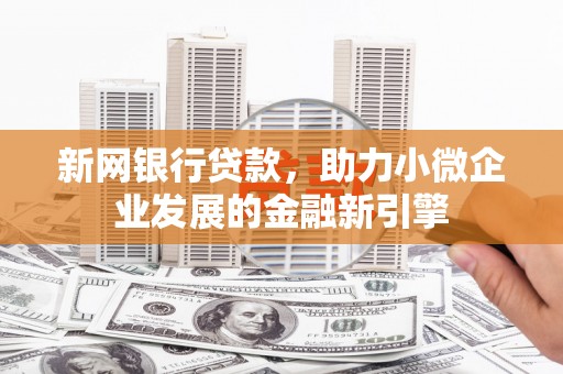 八德新网银行贷款，助力小微企业发展的金融新引擎
