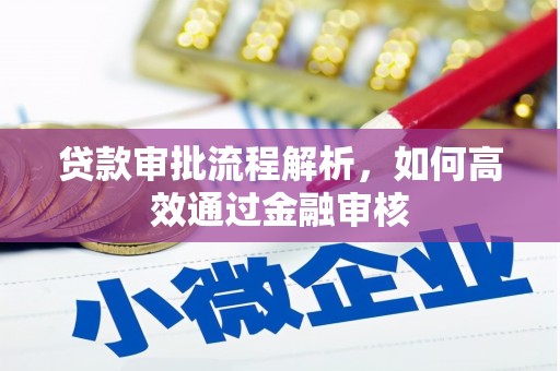 八德贷款审批流程解析，如何高效通过金融审核
