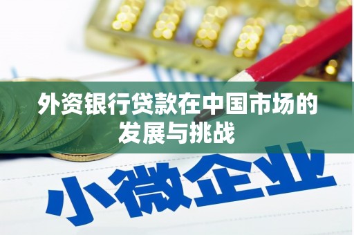 八德外资银行贷款在中国市场的发展与挑战