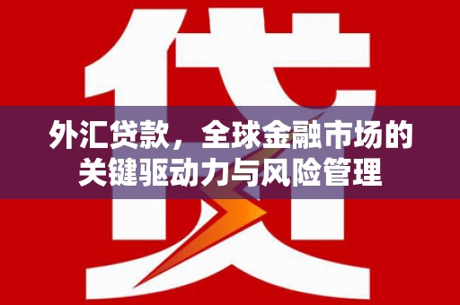 八德外汇贷款，全球金融市场的关键驱动力与风险管理