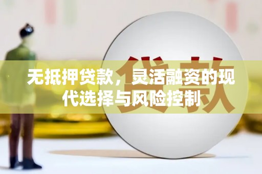 八德无抵押贷款，灵活融资的现代选择与风险控制
