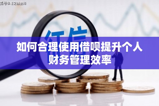 八德如何合理使用借呗提升个人财务管理效率