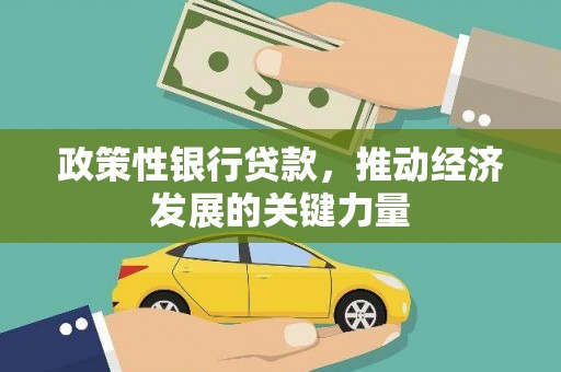 八德政策性银行贷款，推动经济发展的关键力量