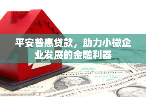八德平安普惠贷款，助力小微企业发展的金融利器