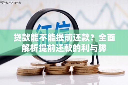 八德贷款能不能提前还款？全面解析提前还款的利与弊