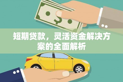 八德短期贷款，灵活资金解决方案的全面解析