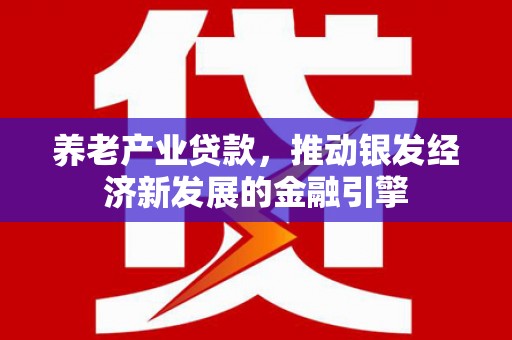 八德养老产业贷款，推动银发经济新发展的金融引擎