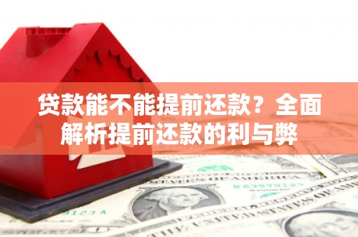 八德贷款能不能提前还款？全面解析提前还款的利与弊