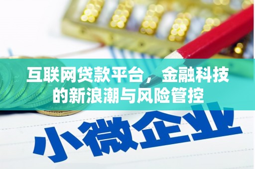八德互联网贷款平台，金融科技的新浪潮与风险管控