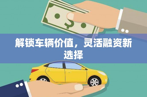 八德解锁车辆价值，灵活融资新选择