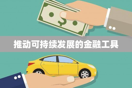 八德推动可持续发展的金融工具