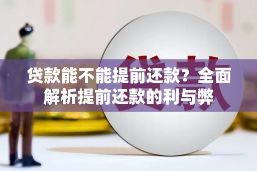 八德贷款能不能提前还款？全面解析提前还款的利与弊